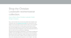 Desktop Screenshot of christianlouboutinblog.creativist.me